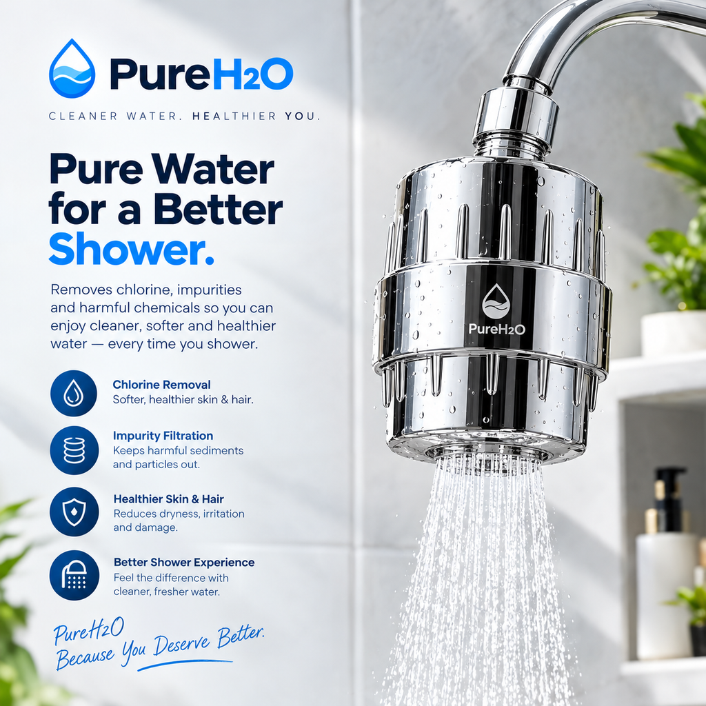 Pro Hard water filter by PureH2O®