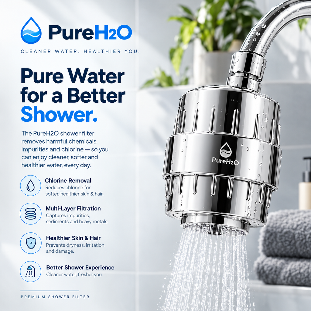 Pro Hard water filter by PureH2O®